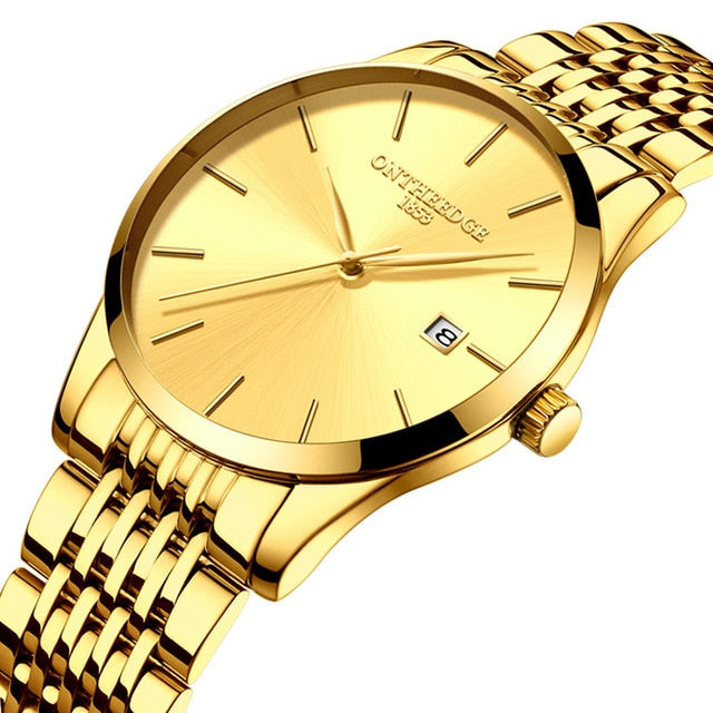 Stainless Steel Wristwatches, Gold Luxury Watch Original